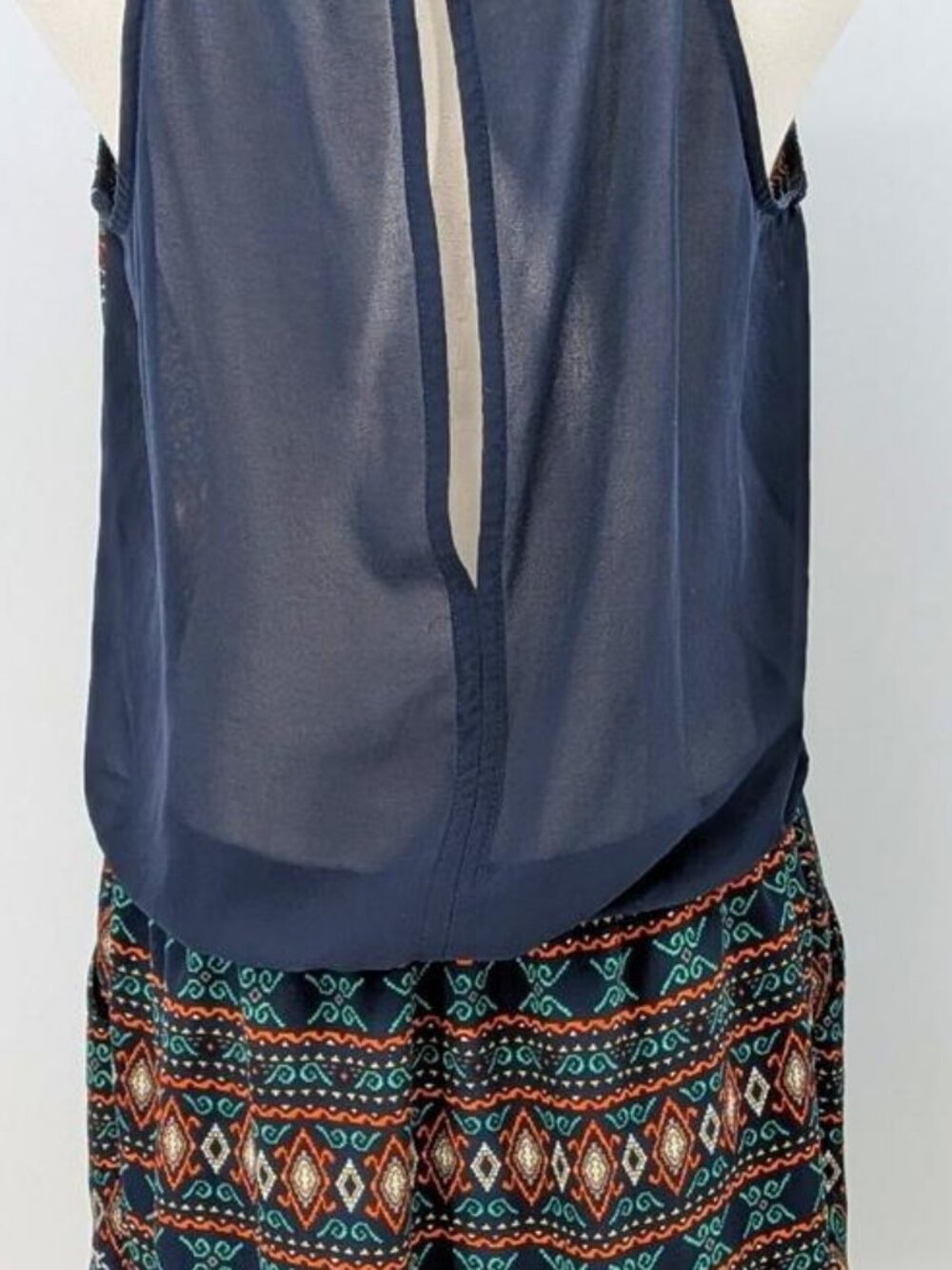 Halter Mini Dress Open